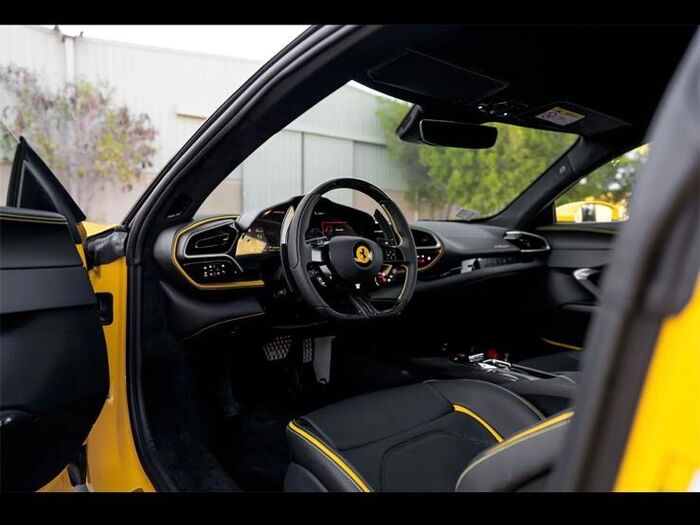 Sports car interior