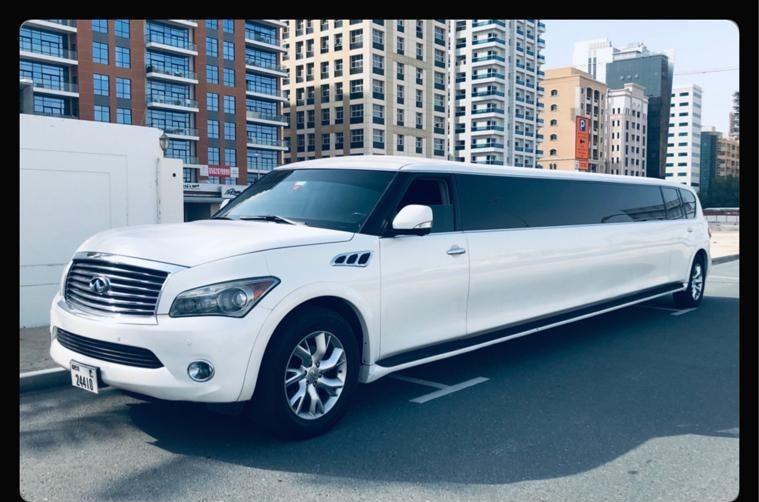 Infiniti QX80 stretch limousine